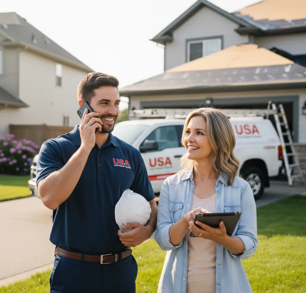 USA Roof Repair Experts customer support in Solomons